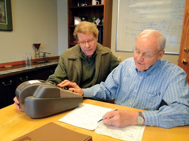 Brett with Bert Reese