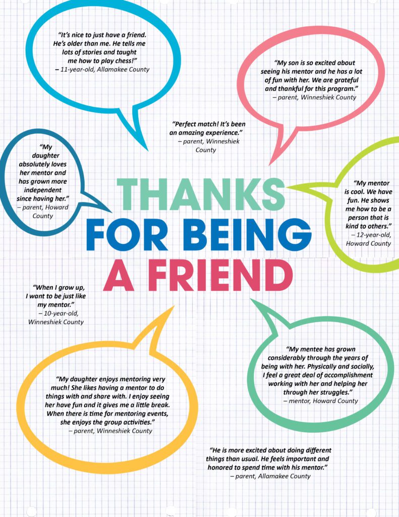 Mentoring: Thanks for Being A Friend