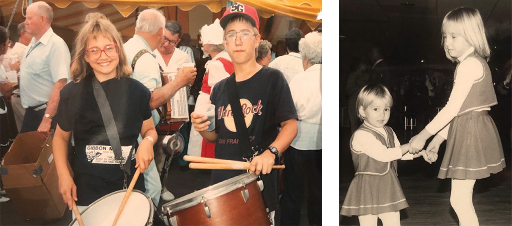 Mollie B. growing up surrounded by music
