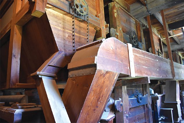Sifting machines at Schech’s Mill