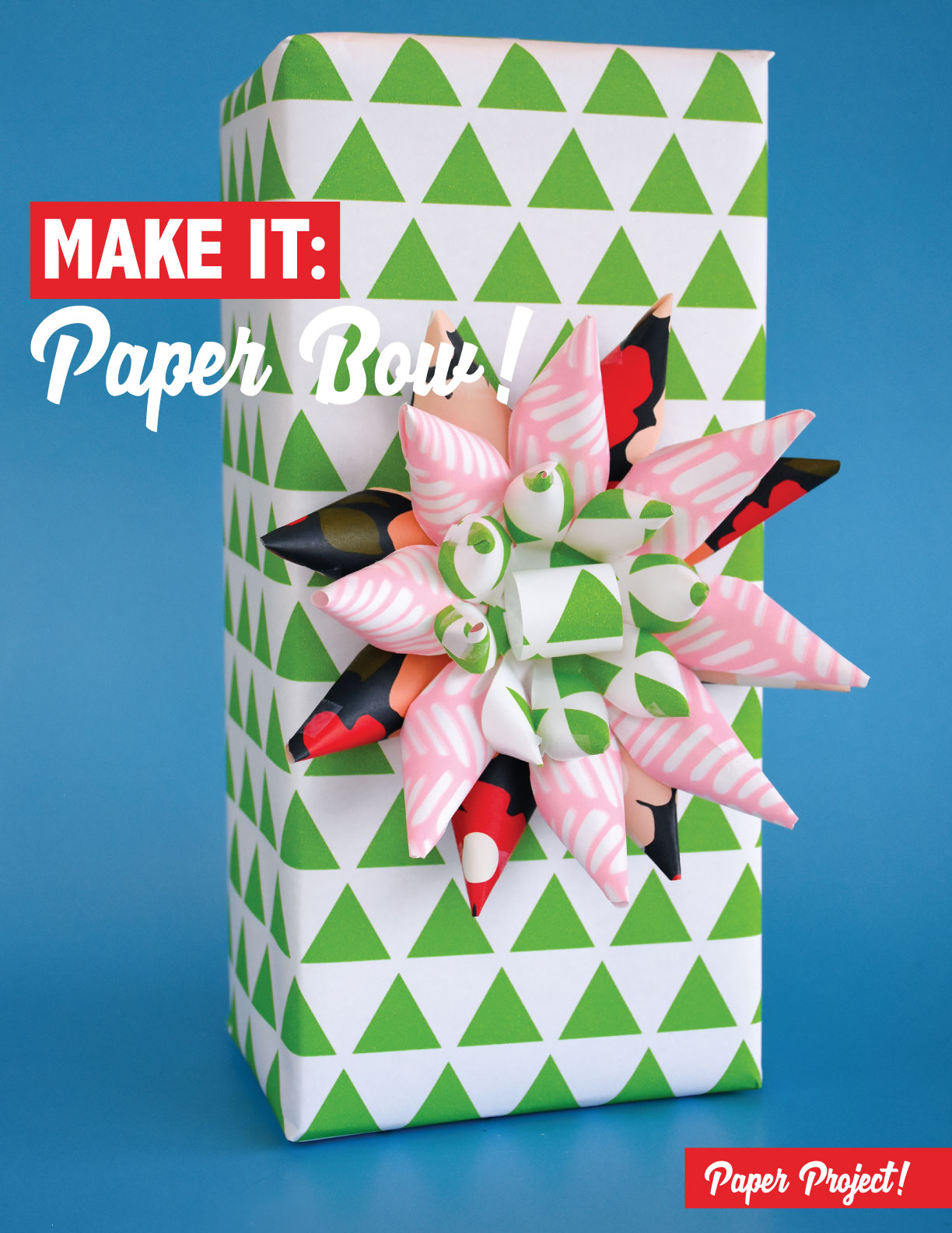 Learn how to make this DIY Paper Gift Bow!