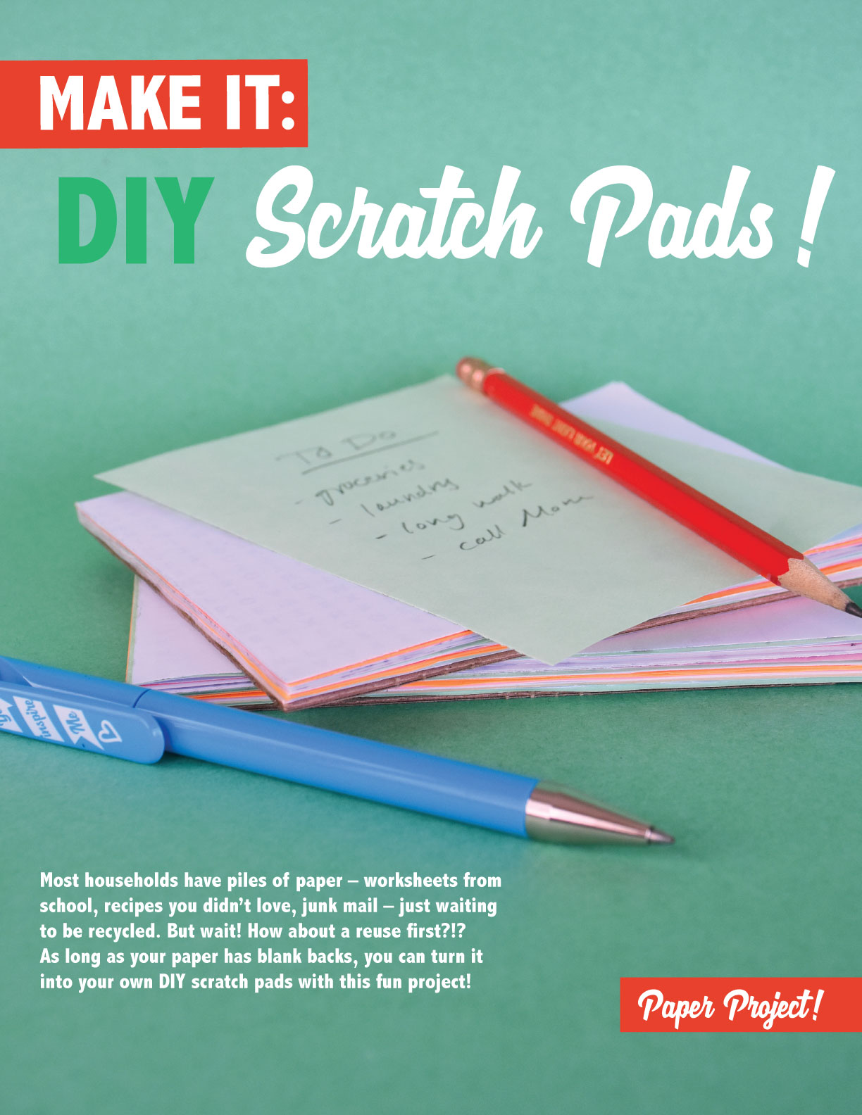 Learn how to make DIY scratch pads!