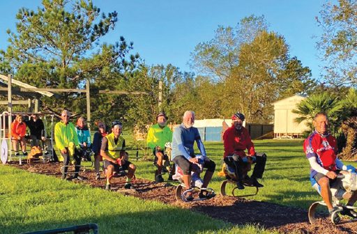 Linda Tacke and the other bikers got along great