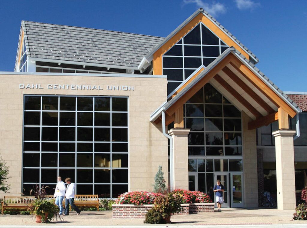 Dahl Centennial Union building at Luther College