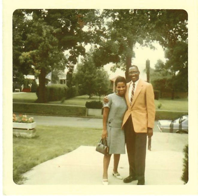 Joy Tlou's parents: Litha and Josiah Tlou about 60 years ago. 