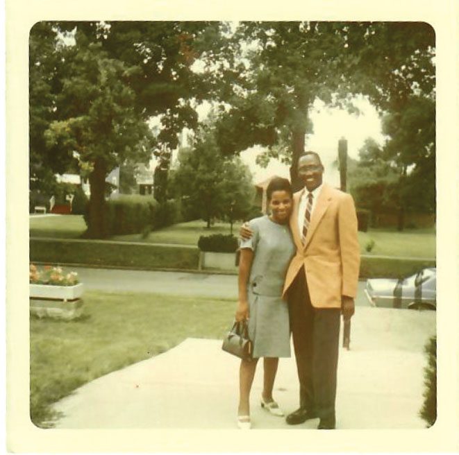 Joy Tlou's parents: Litha and Josiah Tlou about 60 years ago.